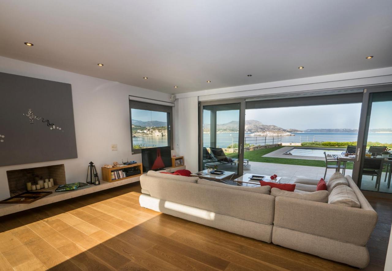 Sk Place Luxury Seafront Villas Chania Almirída Ngoại thất bức ảnh