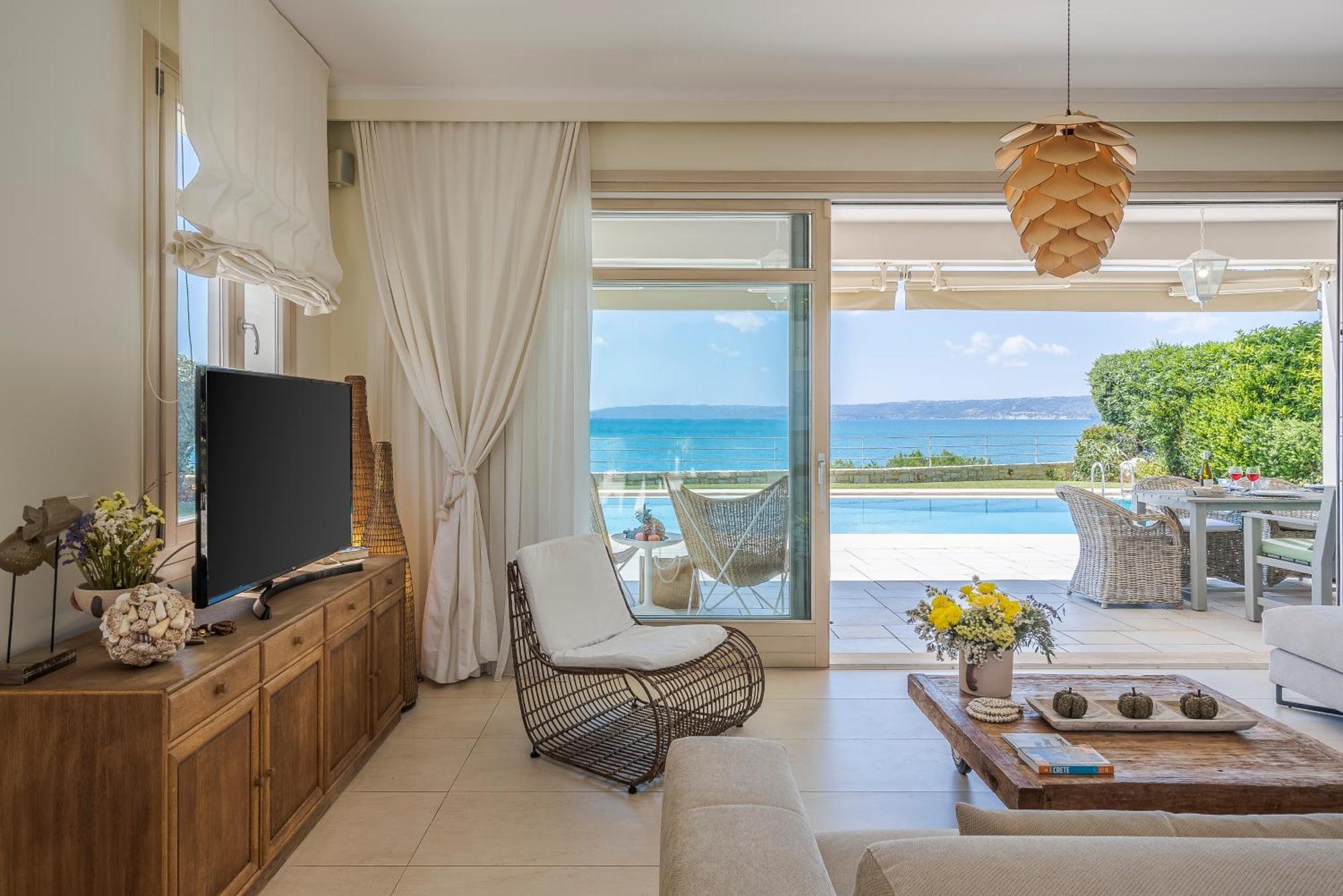 Sk Place Luxury Seafront Villas Chania Almirída Ngoại thất bức ảnh